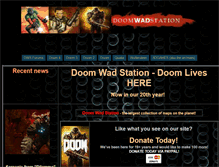 Tablet Screenshot of doomwadstation.net